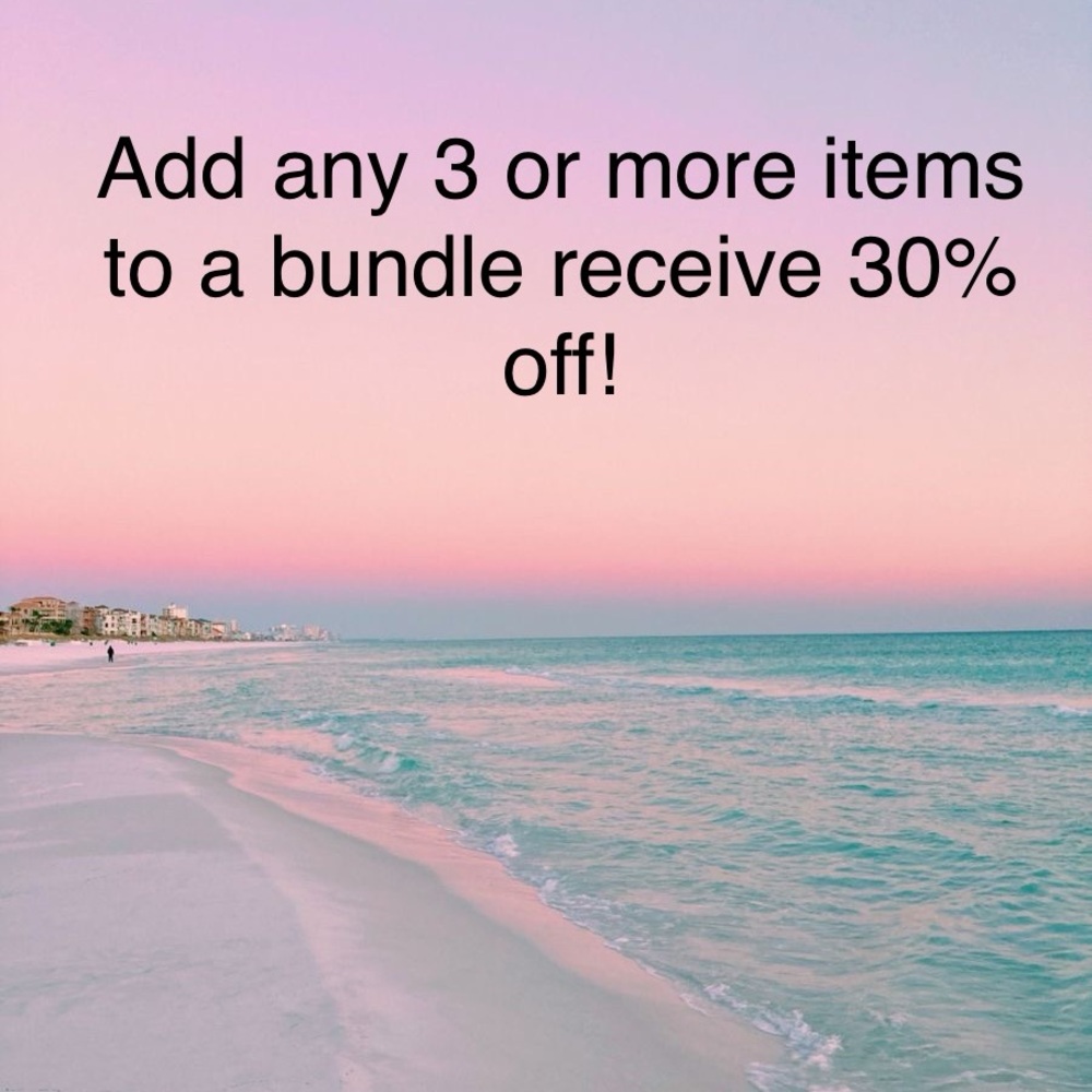 Bundle Promotion Sign - Beach Theme